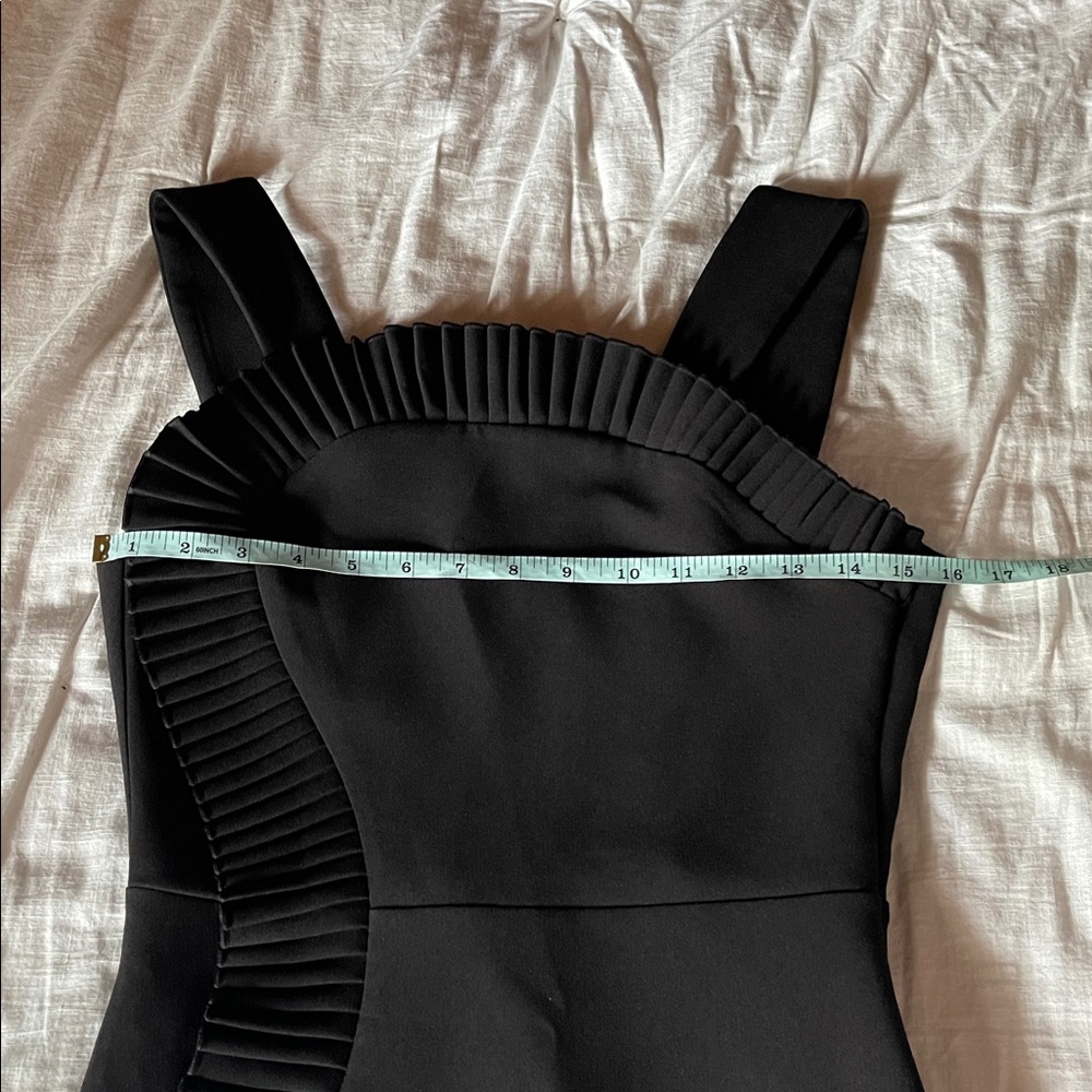 The Kooples NWT Black Ruffled Mini Dress - Picture 14 of 16